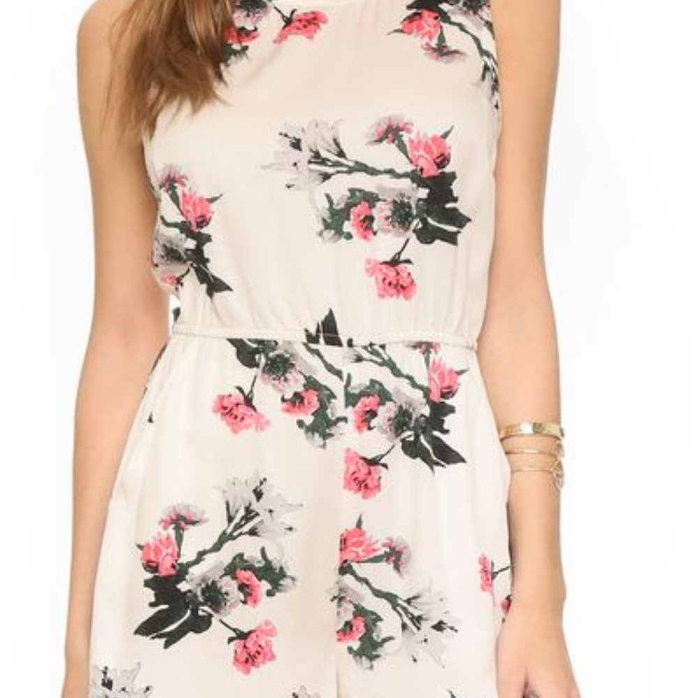BB Dakota Aniston Rose Garden Printed Romper